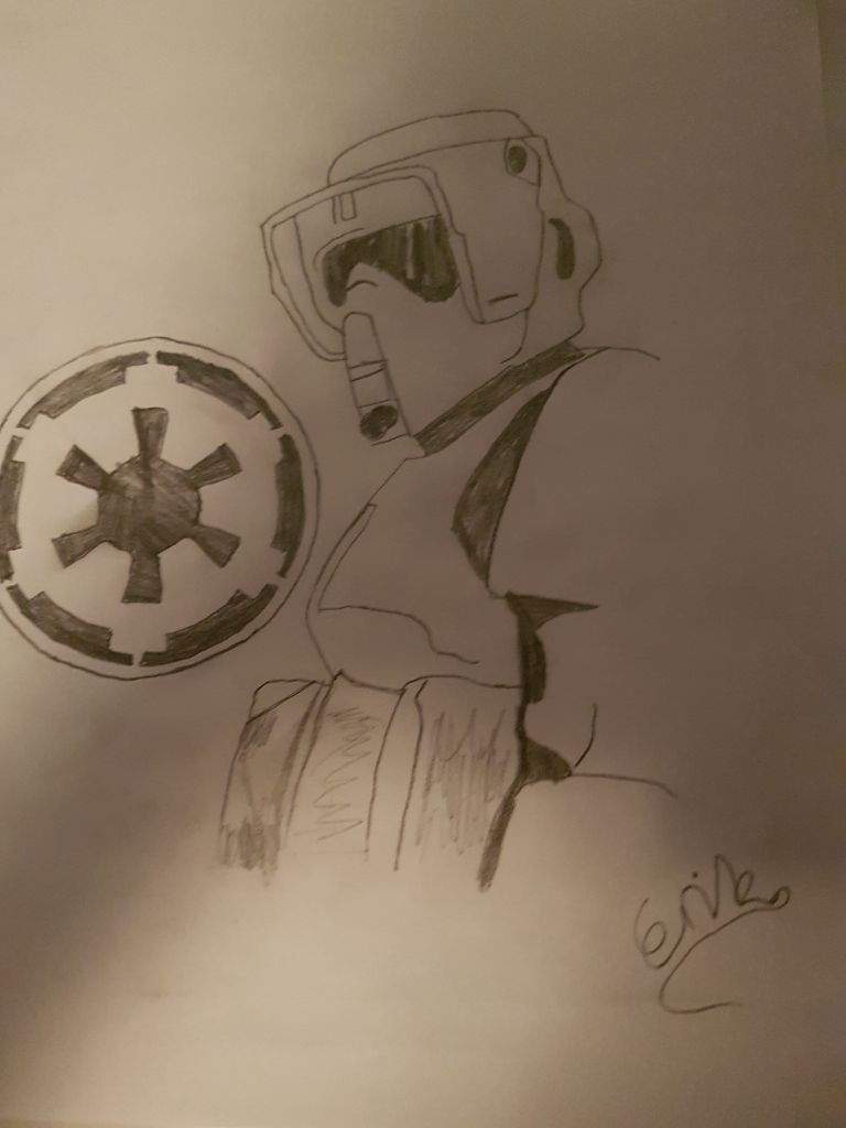 scout trooper drawing