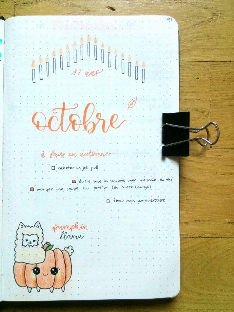 My October Setup Bullet Journal Amino