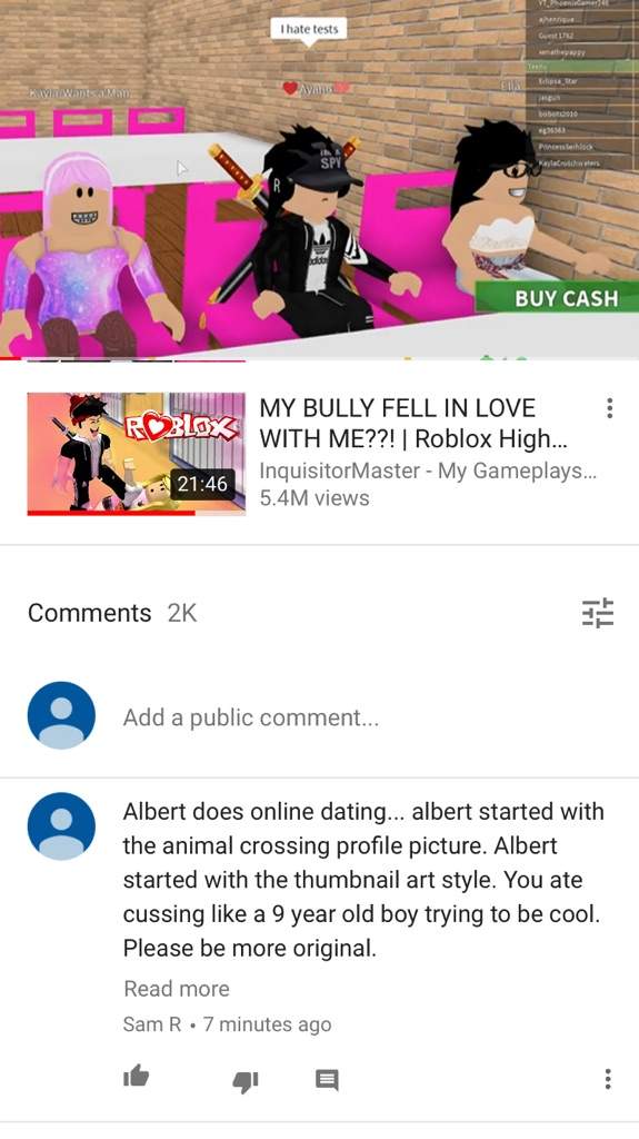 Issue Albertsstuff Amino - online dating in roblox albertsstuff