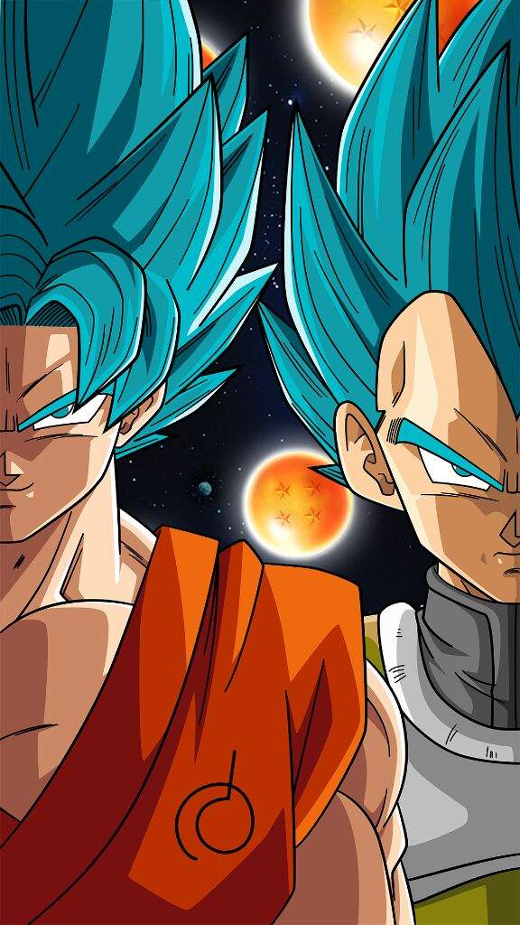 Papel de Parede - Goku e Vegeta SSJ Blue | Planeta Saiyajin™ Amino