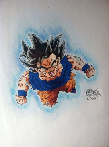 Drawing of Ultra Instinct Goku | DragonBallZ Amino