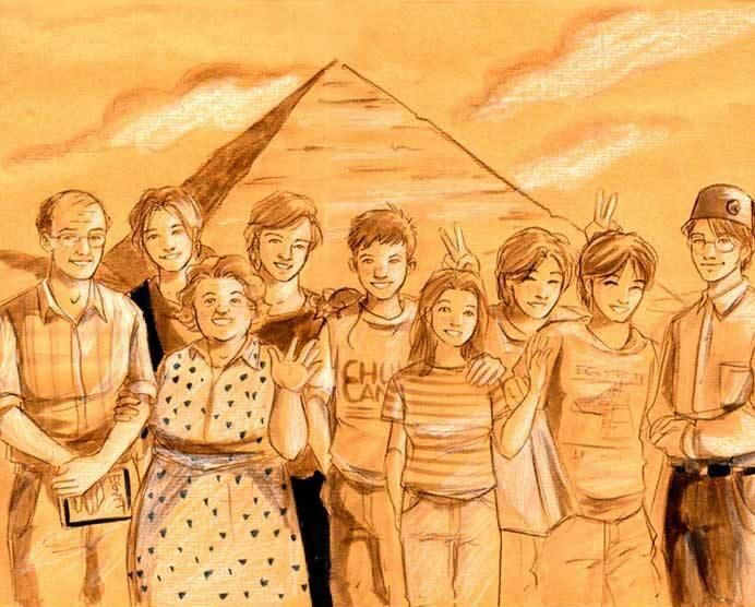 Семья уизли в египте
