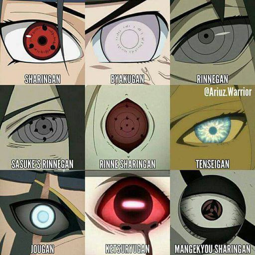 Which one is your eye???💖💖💖💖 Mine is Rinnagan combined with all the ...