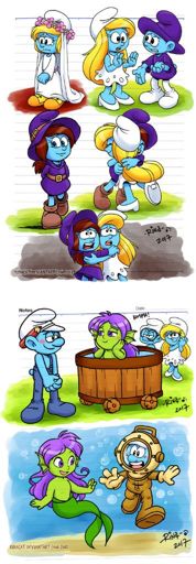 Smurfs: Some lost village doodles compilation | Smurfy Amino