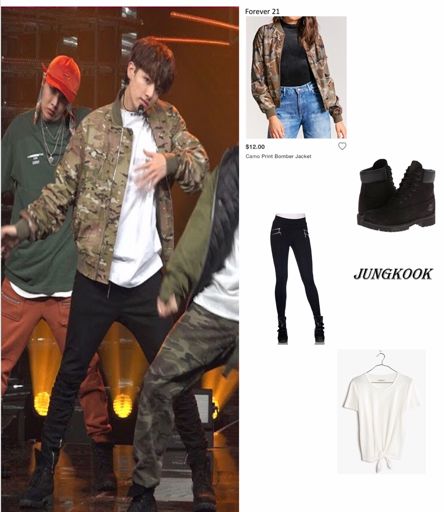 BTS Mic Drop? Inspired Outfits for Girls: Jungkook | BTS Styles Amino