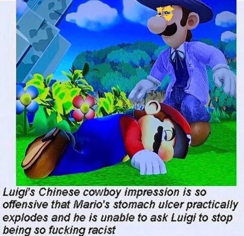 Luigi’s chinese cowboy impression meme Remastered | Smash Amino