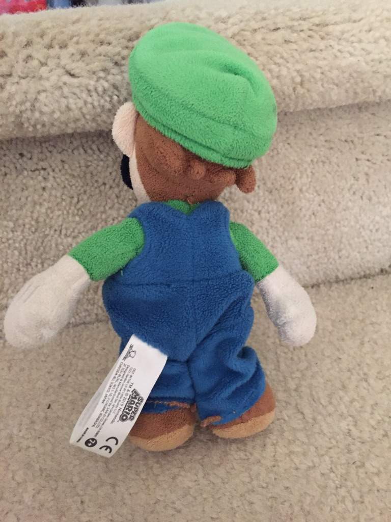 mario plush with removable hat