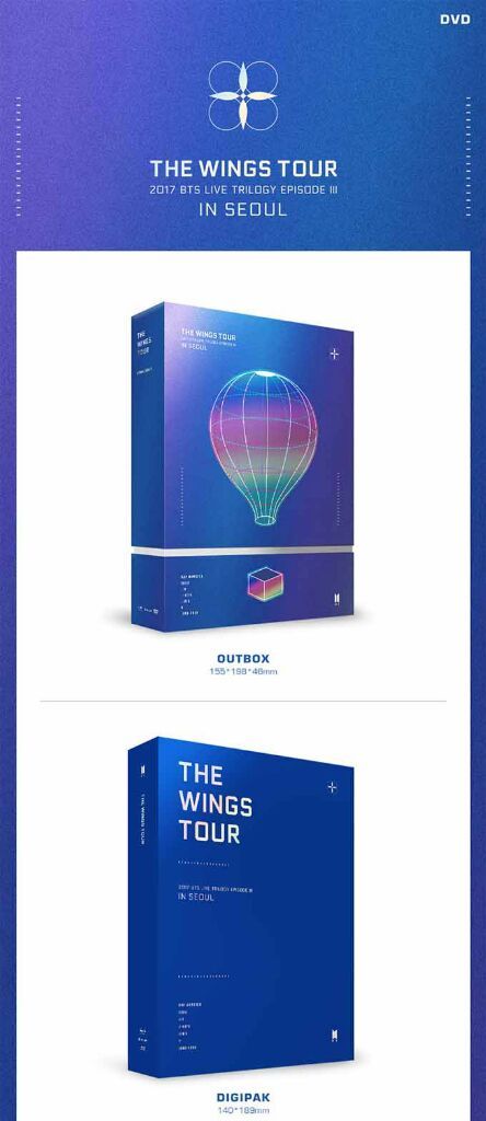 DVD] 2017 BTS Live Trilogy EPISODE III THE WINGS TOUR in Seoul DVD 