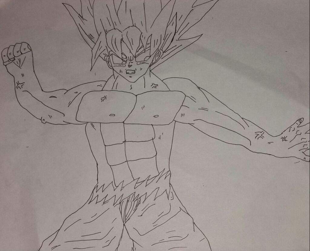 Goku ssj kamehameha angry | •Arte Amino• Amino