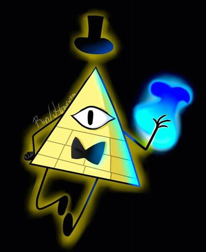 Dibujo De Bill Cipher, Vercion Humano Anime 