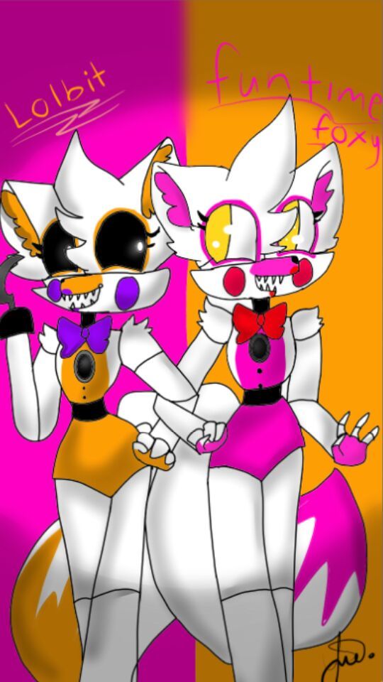 Lolbit And Funtime Foxy Five Nights At Freddy S Amino - roblox gaming on twitter funtime foxy and lolbit date