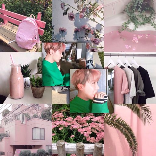 green and pink aesthetic ♡ hobi | BTS Aesthetics ™ Amino