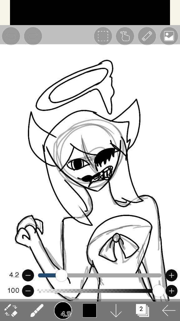 bendy and the ink machine alice angel coloring page