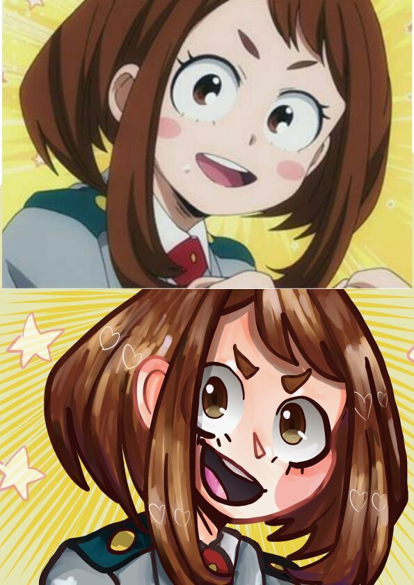 Uraraka Side View