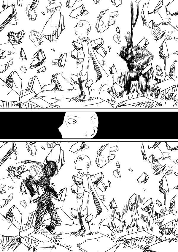 Saitama vs Garou - webcomic (PT - BR) 4/5 | One Punch Man - Oficial Amino