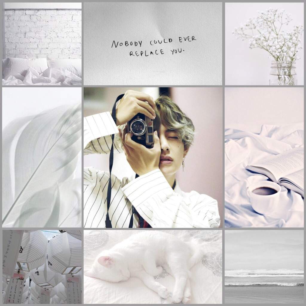 Taehyung Color Aesthetic - White | ARMY's Amino