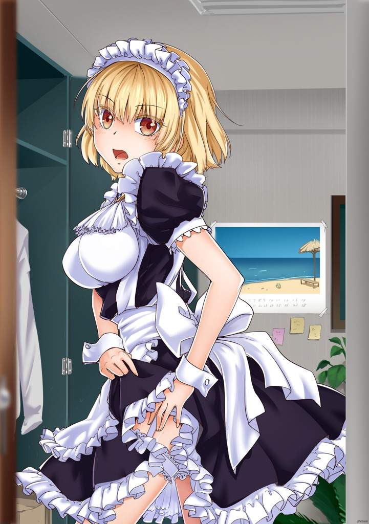 Sex toys cute short hair maid