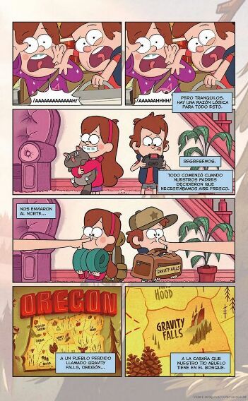 Primeras Páginas Del Cómic Oficial Gravity Falls Amino •español• Amino 