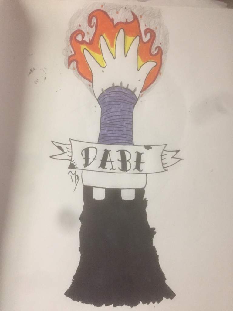 Villain Month Entry: Dabi Tattoo art | My Hero Academia Amino