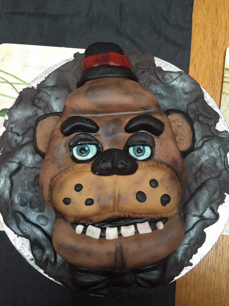 Freddy Fazbear Head Cake Five Nights At Freddys Amino - 