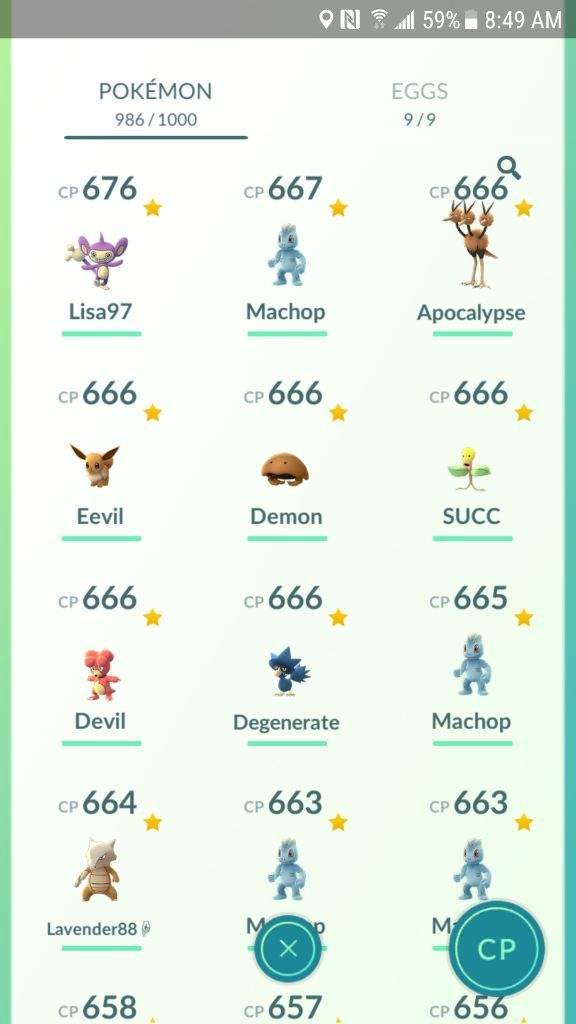 All 6 Of My 666 Cp Pokemon Pokemon Go Amino