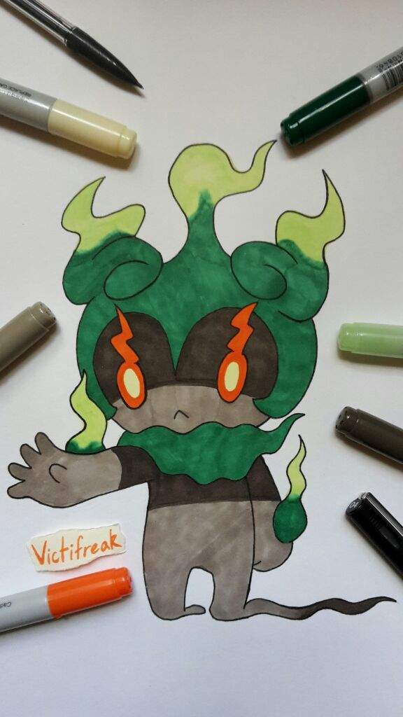 Marshadow Drawing Tutorial + Speed Drawing | Pokémon Amino