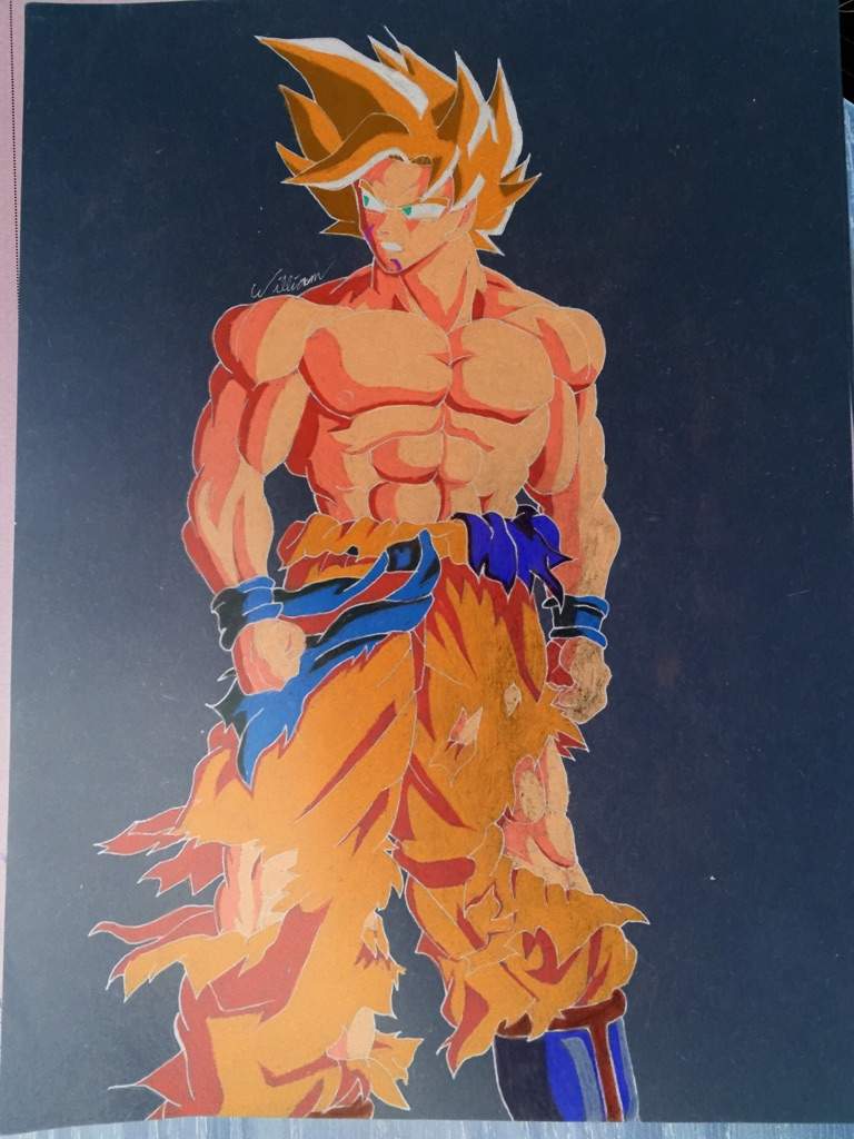 Goku - Negative Drawing- | DragonBallZ Amino