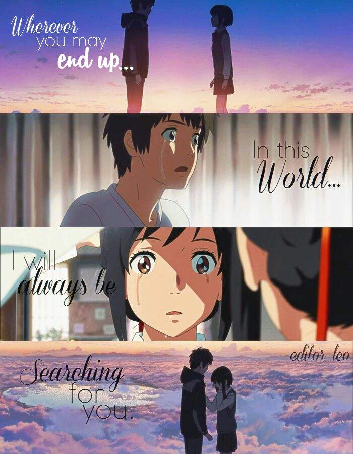 The best quotes for 'your name'. | Anime Amino