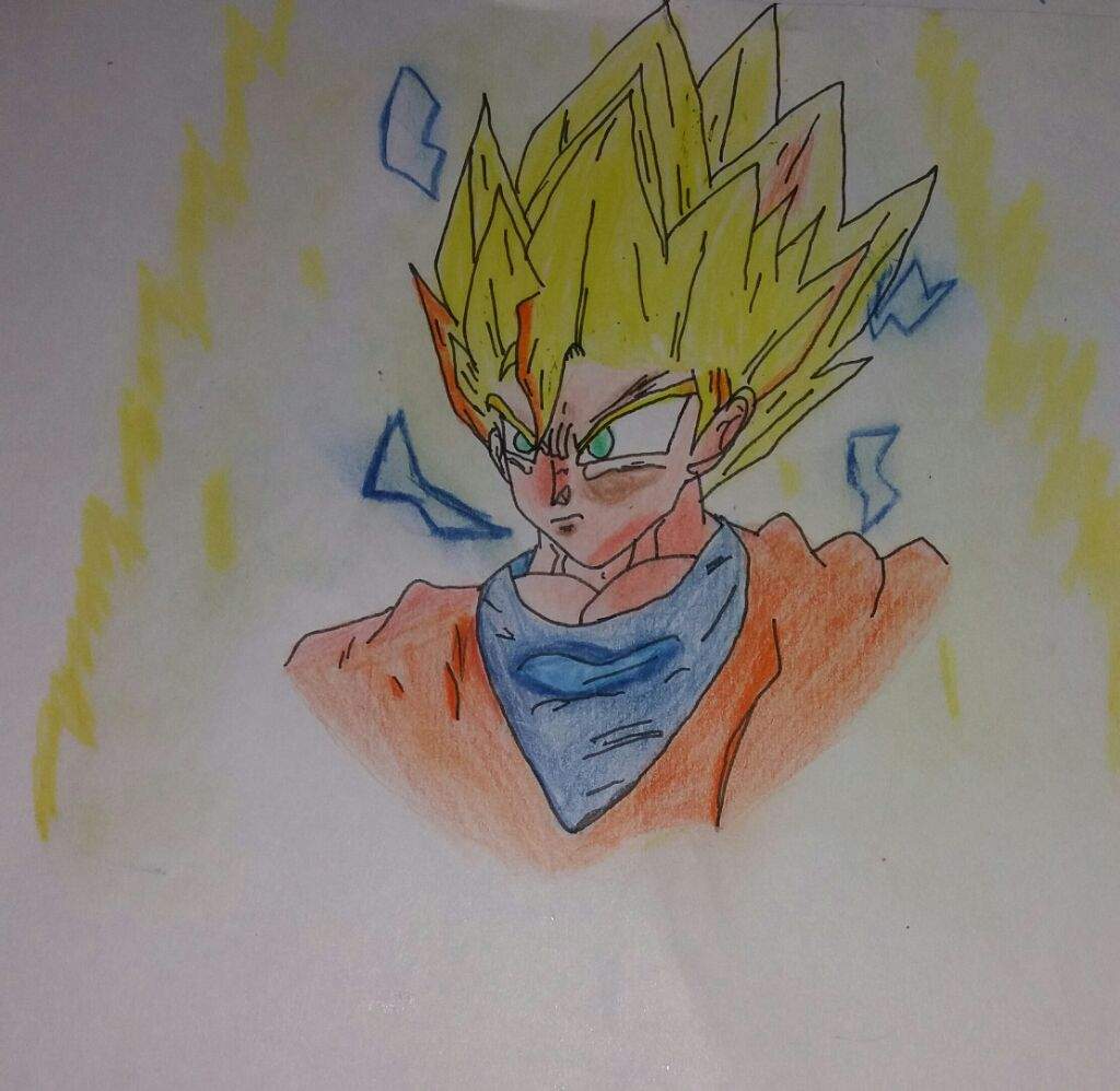 😎El super sayayin que sobre paso al super sayayin ordinario😎 | •Arte