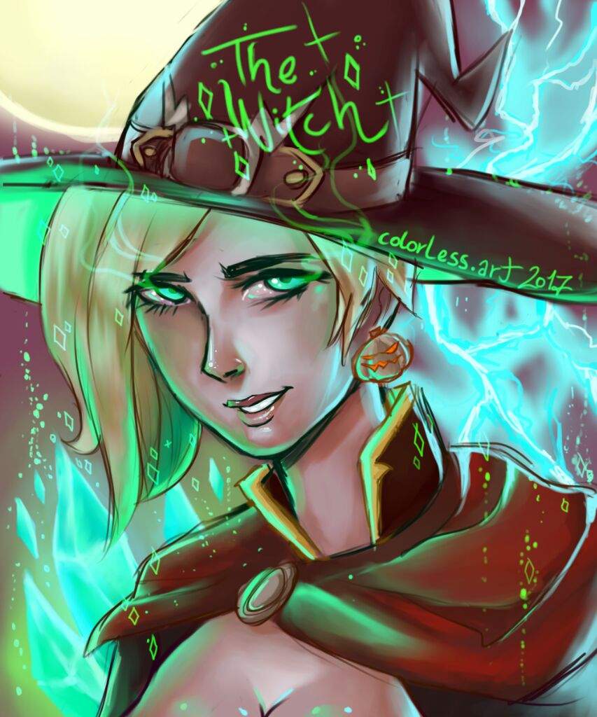 The witch (Mercy fanart) | Overwatch Amino