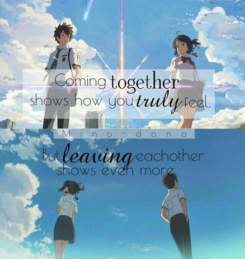 The best quotes for 'your name'. | Anime Amino