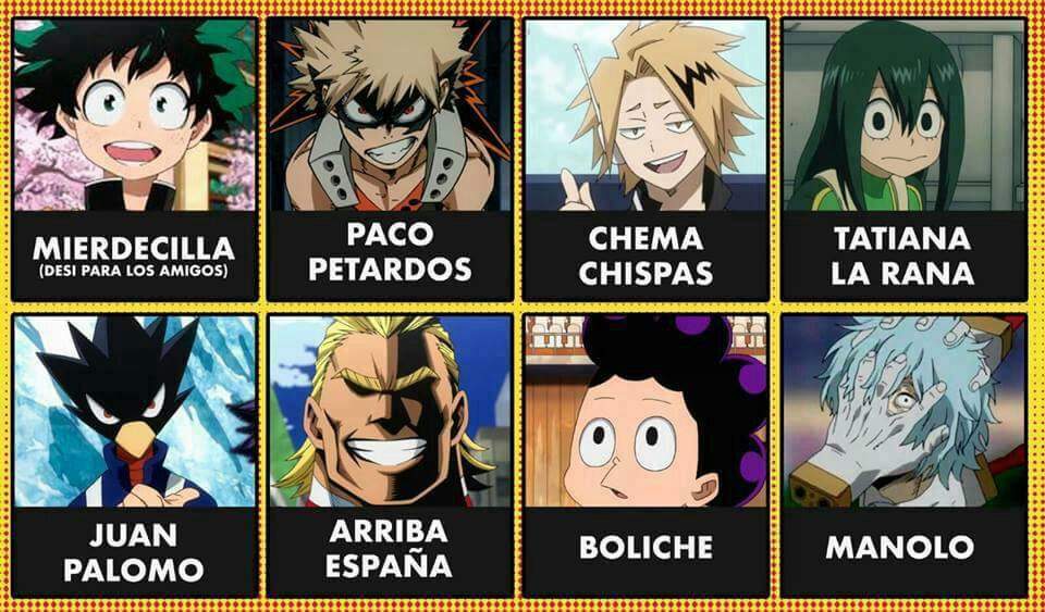 SELECCIÓN DE MEMES Boku No Hero Academia Amino. Amino