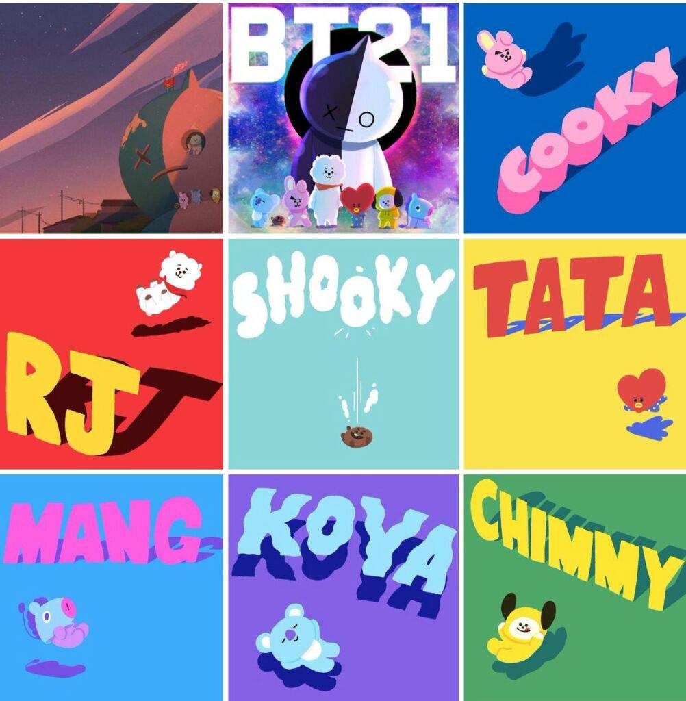 BT21 BTS cute characters | ARMY's Amino