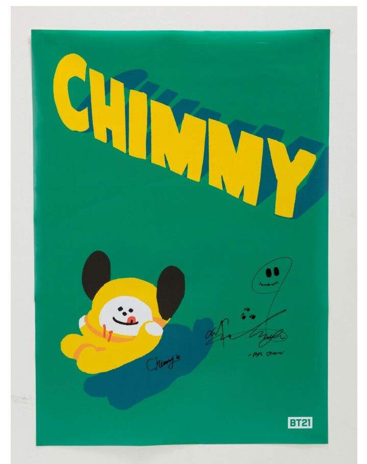muñecos de bts bt21 nombres