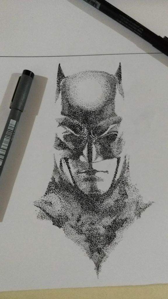 Batman, puntillismo #MiPropioArte | DibujArte Amino