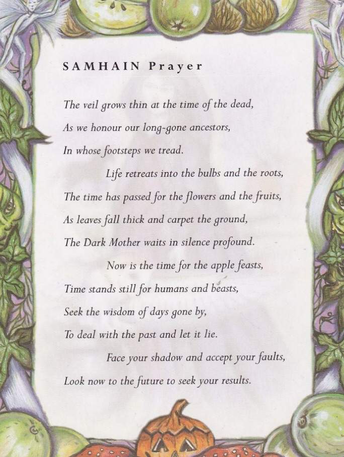 Samhain Prayer Pagans Witches Amino