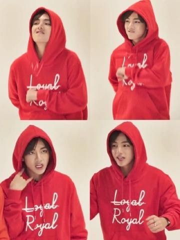 taehyung loyal royal hoodie