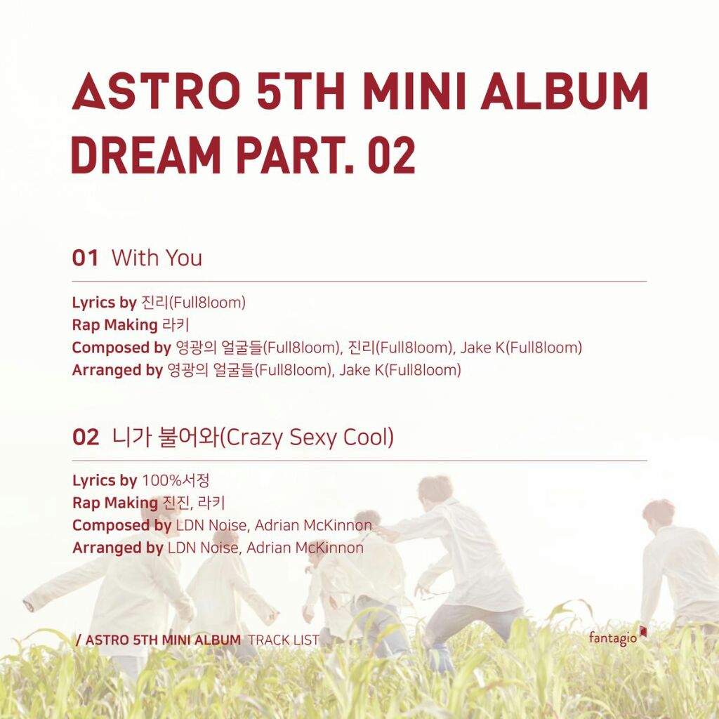 Dream Part.02 Tracklist Review | Astro Amino