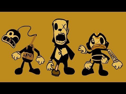 bendy plush butcher gang