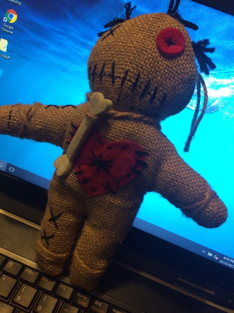 felt voodoo doll