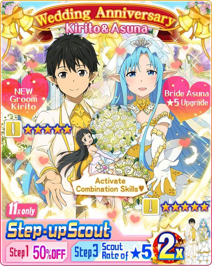 Datamine Wedding Anniversary Banner Sao Official Memory Defrag Edit English Version Available