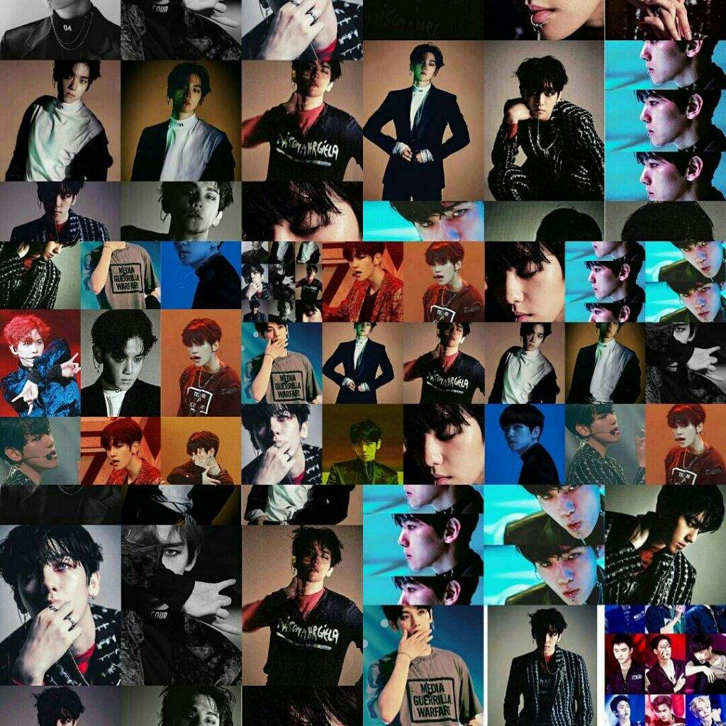 Exo Baekhyun Monster Collage EXO Amino