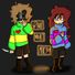 amino-Cory and Frisk Halloween-55a241d3