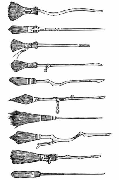 types of broomstick