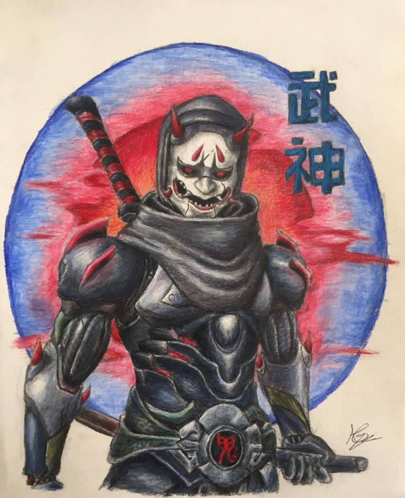 Oni Genji Overwatch Drawing Art Amino