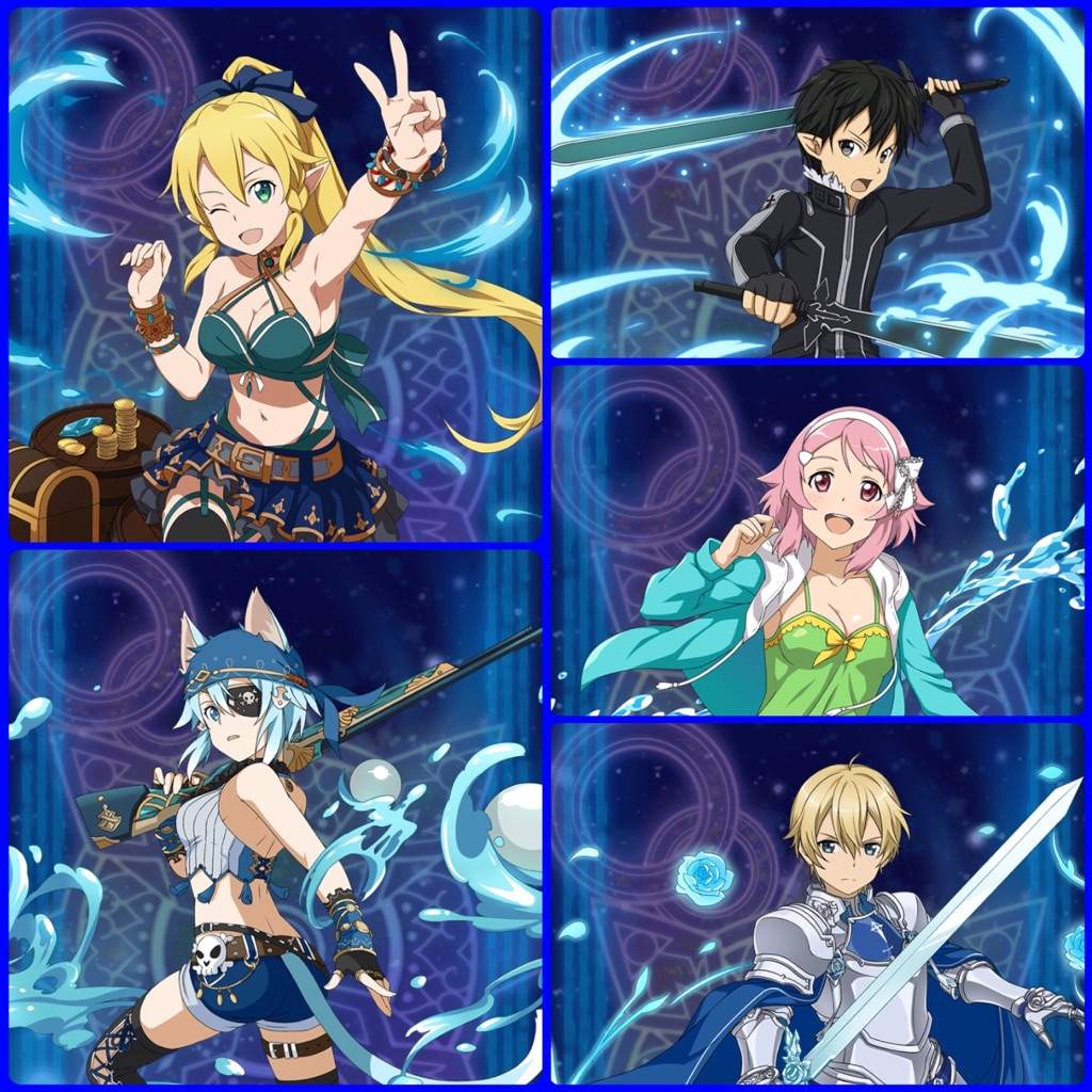 My updated list of characters. (11/22/17) | SAO : Official Memory ...