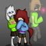 amino-Cory and Frisk Halloween-0feeedb8