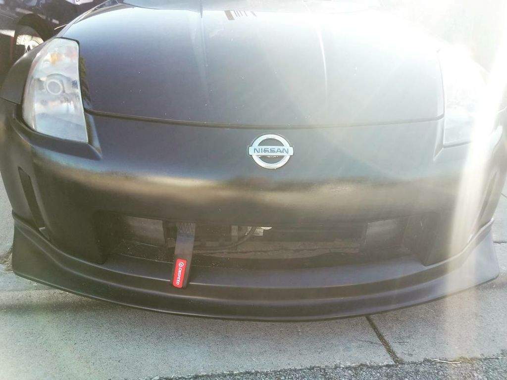 Fitted my TRS Racing tow strap! Pics! -  - Nissan 350Z and 370Z  Forum Discussion