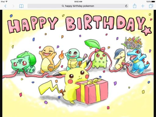 Its my birthday!! | Pokémon Amino