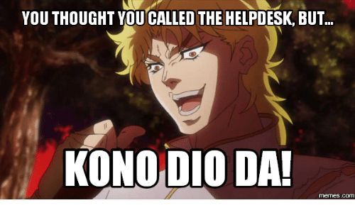 Kono Dio Da Anime Amino